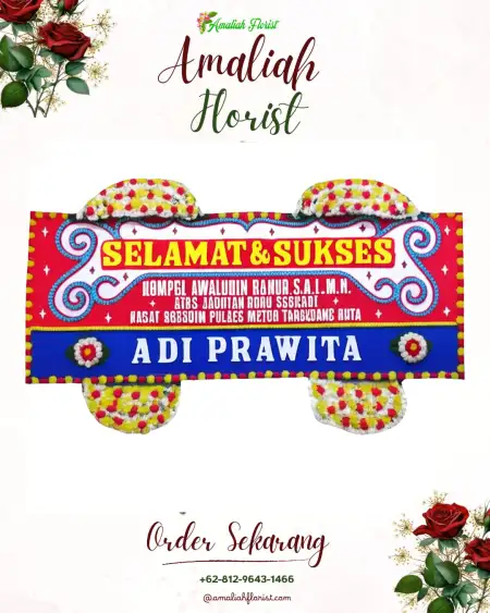 Papan Bunga Ucapan Selamat Banyuaeng